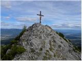 Srednji vrh - Ostra peč / Mallestiger Mittagskogel